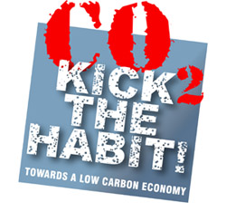 The motto for this year's World Environment Day- CO2 Kick the Habit!