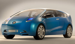 The future of hybrids? The Toyota Hybrid X concept car at the Sydney Motor Show