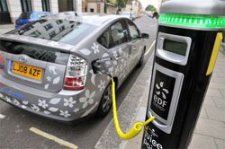 Plug in Prius (PHV)- the electric hybrid has hit the streets of London as part of a year-long test.