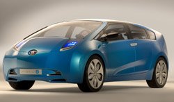 The future of hybrids? The Toyota Hybrid X concept car at the Sydney Motor Show